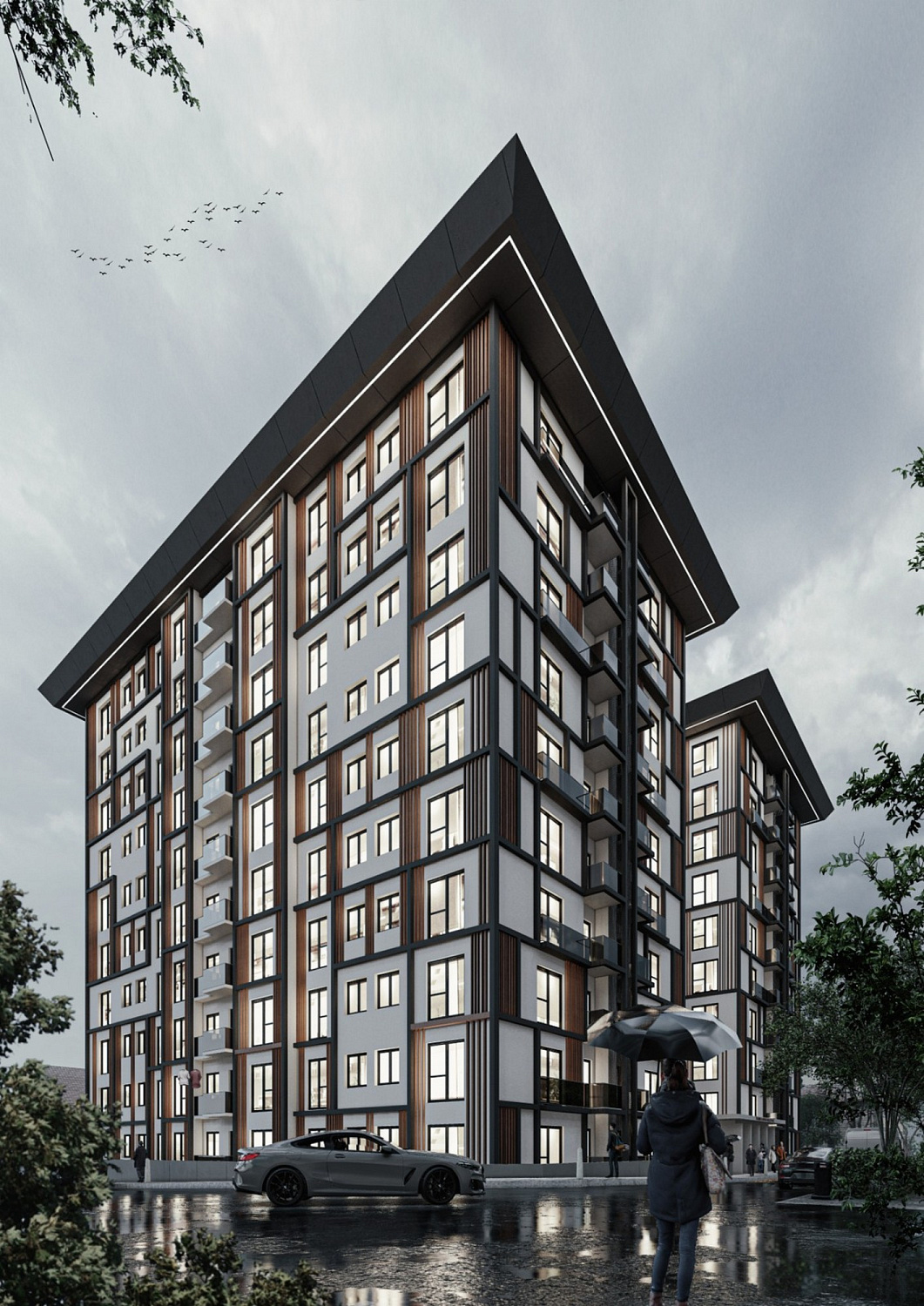 Club residential complex in the central district