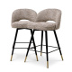 Photo A set of two Cliff half-bar chairs (beige)