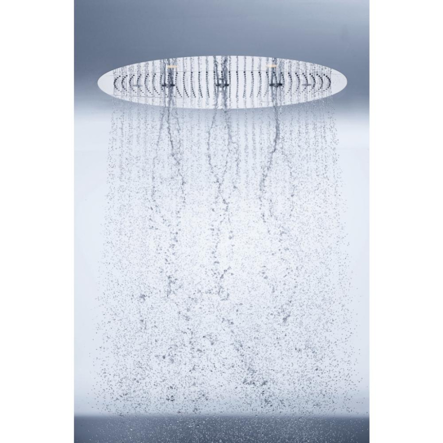 Photo Overhead shower hansgrohe Rainmaker Air 3jet 600 26117000 with illumination, chrome