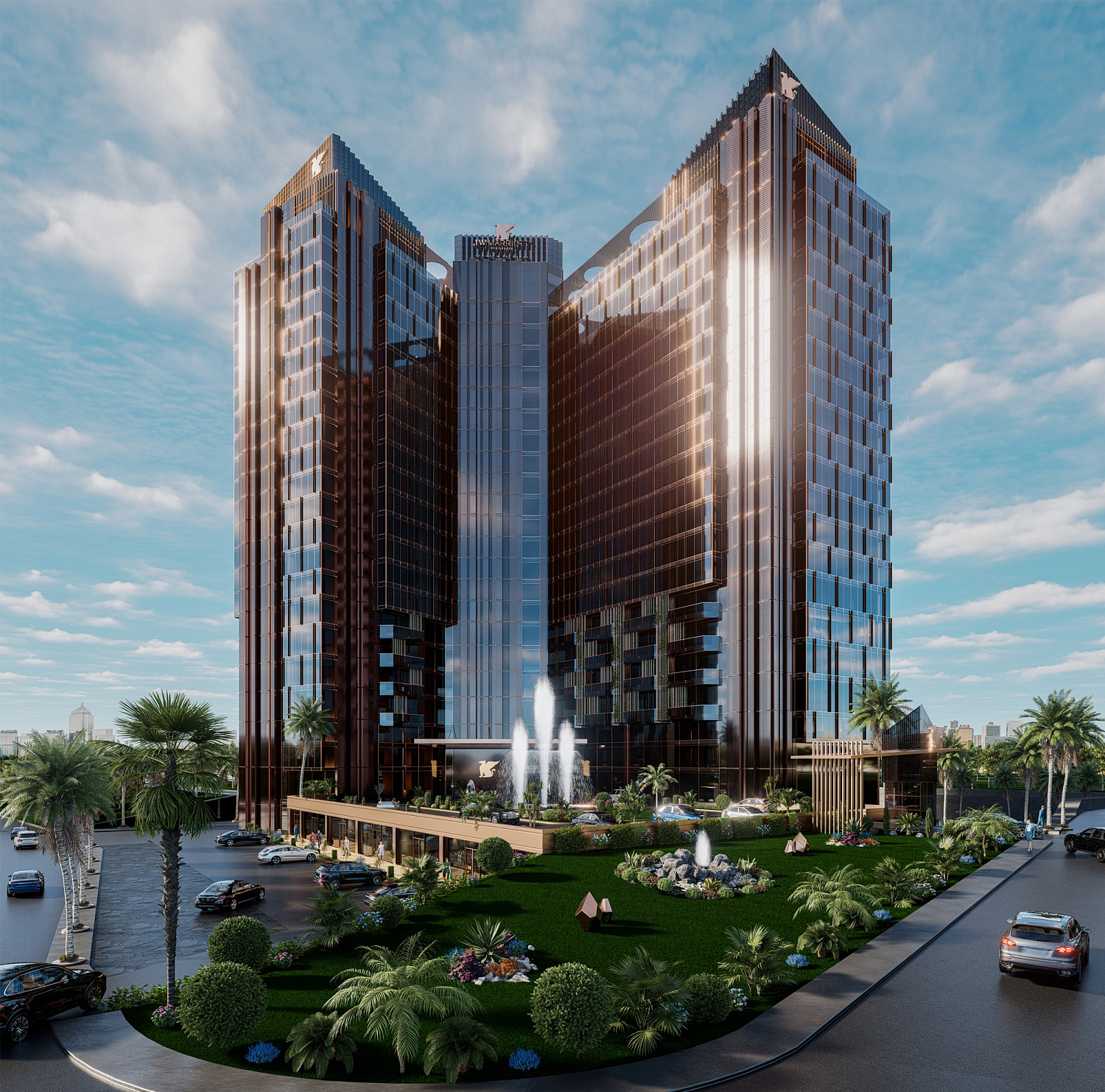 Luxury apartments on the shore of the Bosphorus