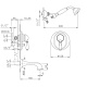 Photo Nicolazzi Petit Mont Blanc 3400BZ76 bronze bath mixer