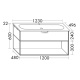 Photo Burgbad Vry 123 SGUJ123F6019GO253C0001*1 white matte