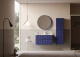 Photo Orka Moonlight sink cabinet 90 5001498 blue matte/white