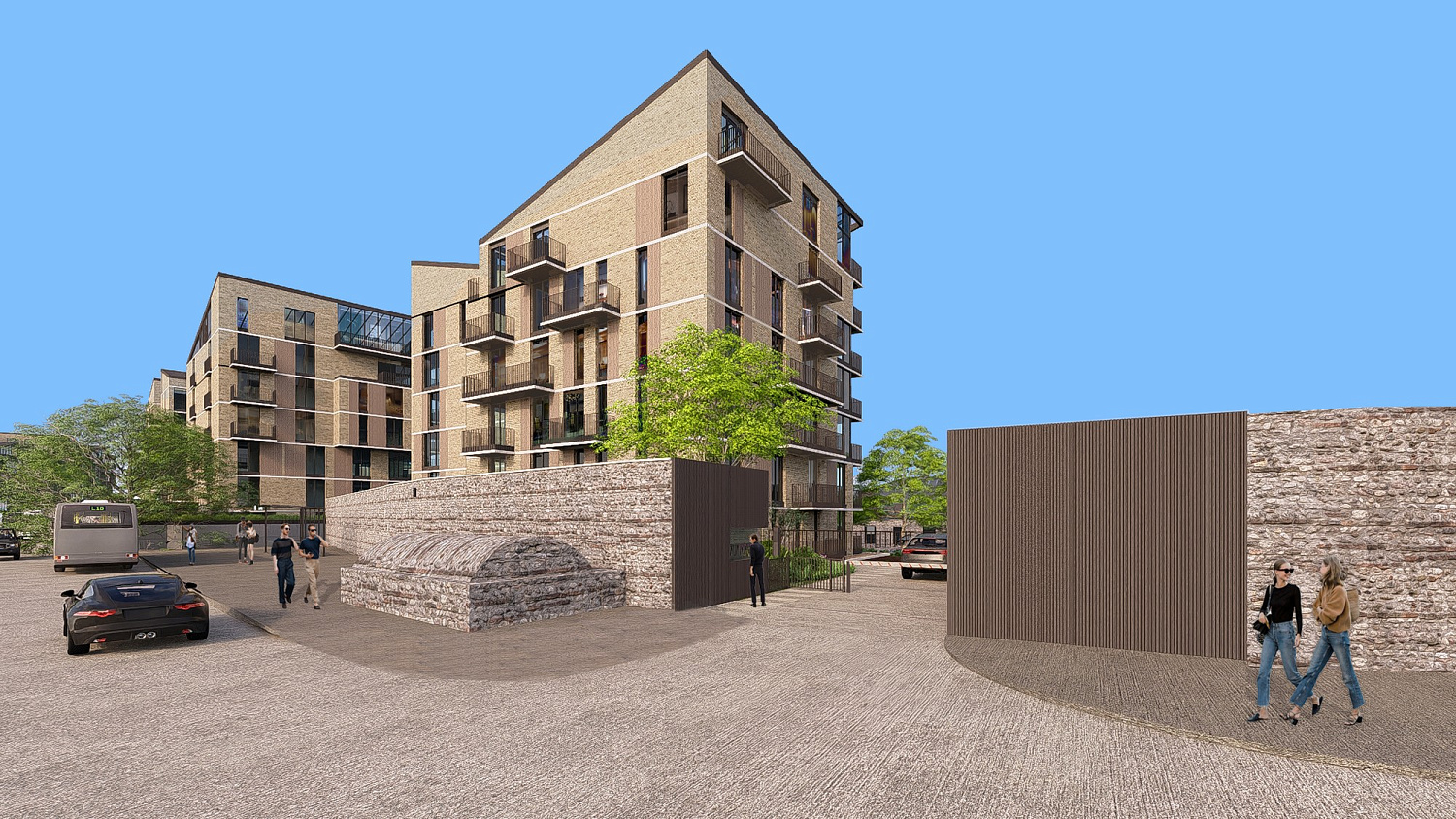 Ultra-modern complex with historical heritage