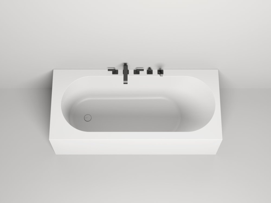 Photo Bath of artificial stone Salini Fabia 170x75 102611GF painting by RAL completely