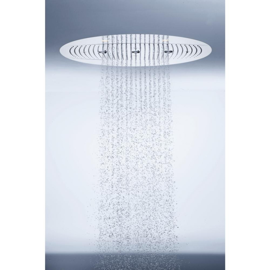 Photo Overhead shower hansgrohe Rainmaker Air 3jet 600 26117000 with illumination, chrome