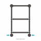 Photo Towel warmer water Sunerja Renaissance 1304 660x400 032-0280-6640 matte gold