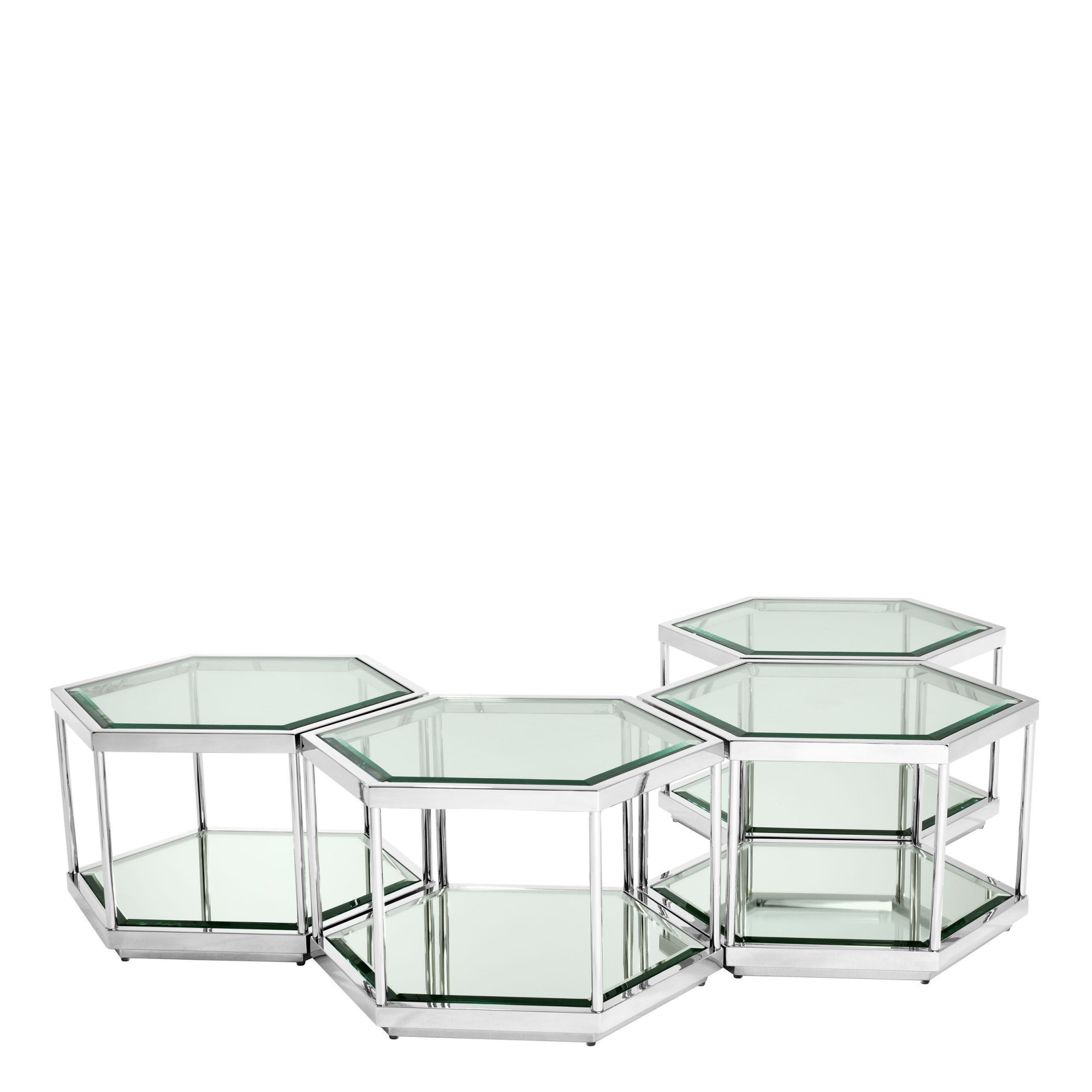 Photo A set of four Sax coffee tables (steel)