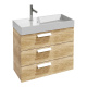 Photo Tumb under the sink 80 cm Jacob Delafon Rythmik EB1309-E70 Arlington oak