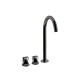 Photo Fantini Venezia 29 P5 N405SW steel sink mixer