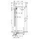 Photo Floor thermostatic bath mixer Axor Citterio E 36416340 with shower set grinded black chrome