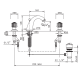 Photo Nicolazzi Onice 2108CR09O sink mixer