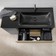 Photo Burgbad Accura 112 SGVI111R F6077 C0038 left natural oak/anthracite/black matte