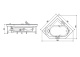 Photo Acrylic Bath Jacuzzi Aura 140x140 9F43-493A