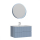 Photo Orka Moonlight sink cabinet 90 5001501 blue matte/white