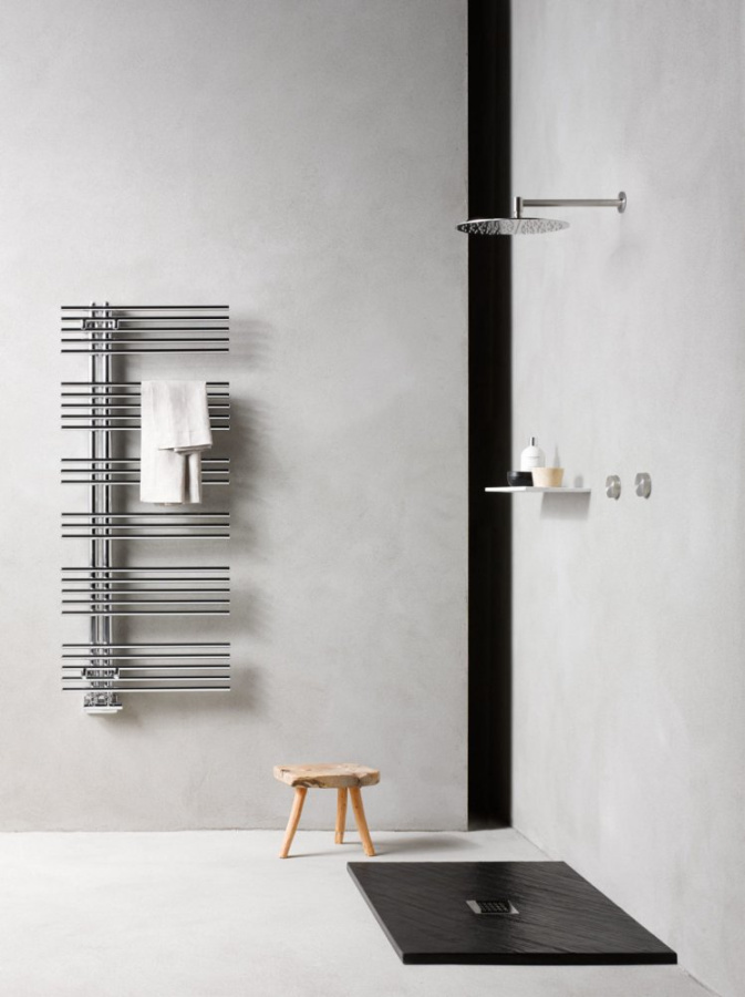 Photo Towel warmer combined Caleido PAVONE 20 CHROME PASX0851CREM