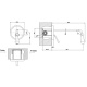 Photo Gessi Goccia sink mixer 33686#279 white matte