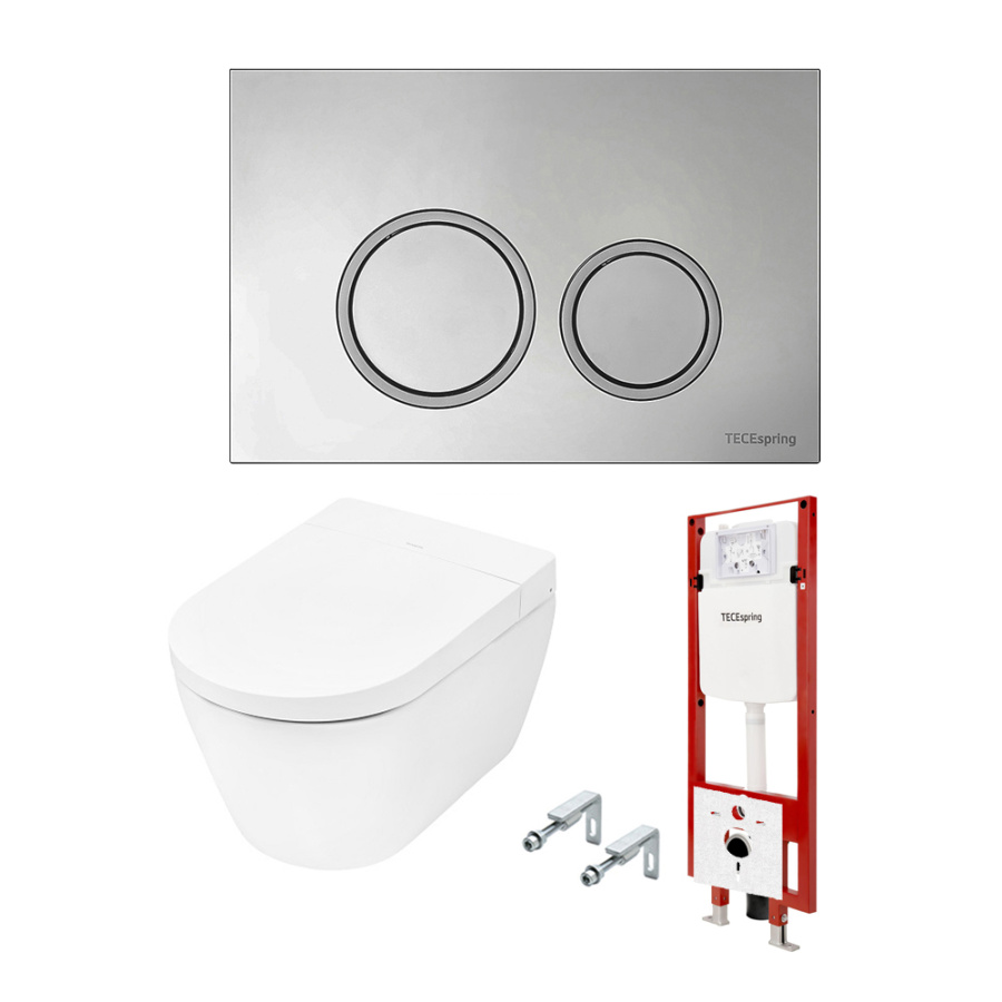 Photo Toilet set with installation TECE TECEspring R S955799