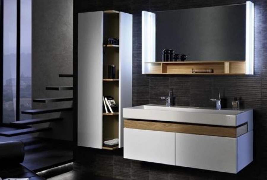 Photo Tumple under the sink 120 cm Jacob Delafon Terrace EB1188-442 gray anthracite varnish
