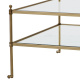 Photo Aubrey coffee table (aged brass)