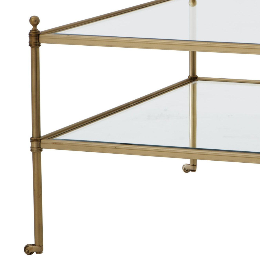 Photo Aubrey coffee table (aged brass)