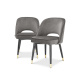Photo A set of two Cliff dining chairs (grey)