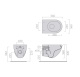 Photo Galassia Dream 7317GM suspended toilet