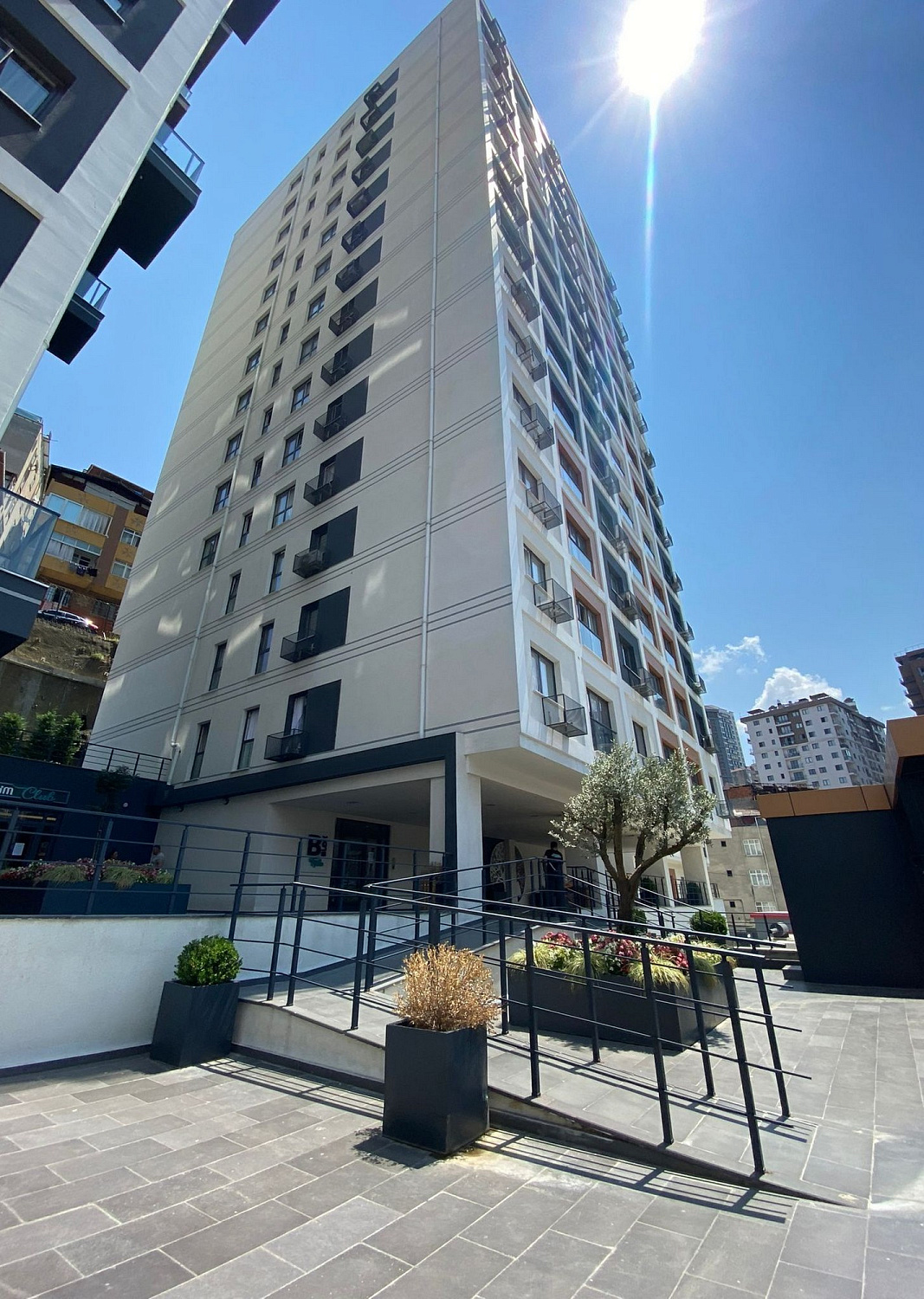 Residential complex with developed infrastructure