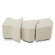 Photo A set of three ottomans Filbert