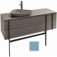 Photo The sink cabinet 145 cm Jacob Delafon Nouvelle Vague EB3044-M43, aquamarine matte