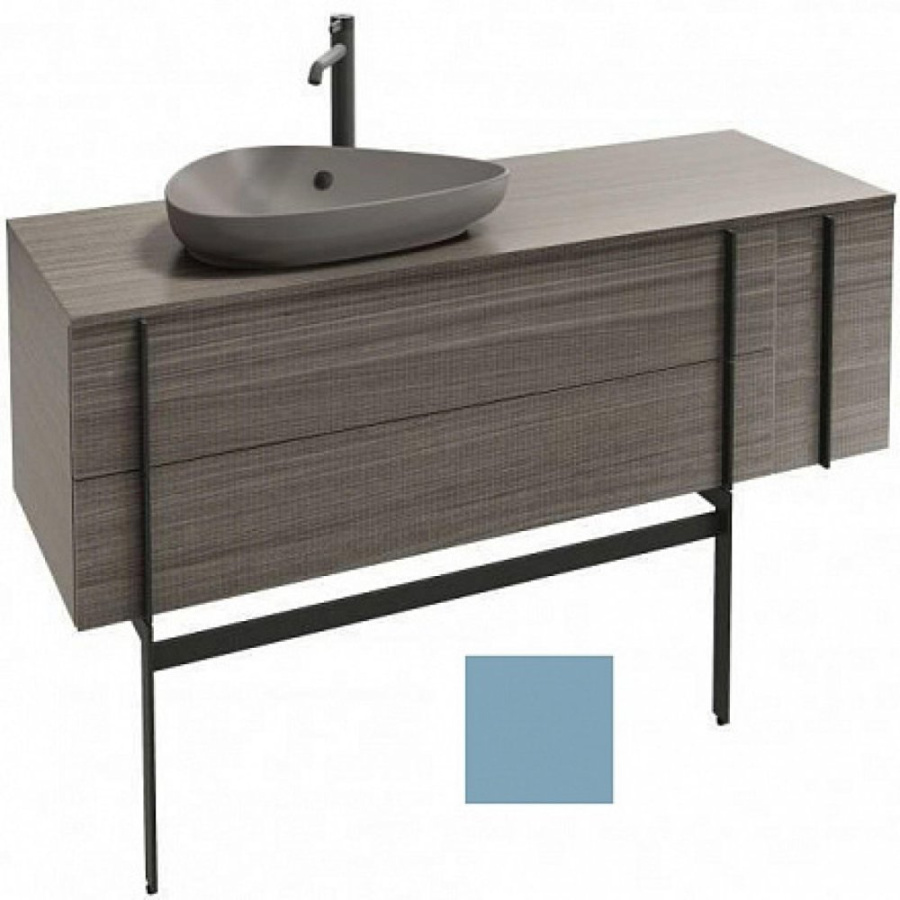 Photo The sink cabinet 145 cm Jacob Delafon Nouvelle Vague EB3044-M43, aquamarine matte