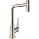 Photo Kitchen mixer hansgrohe Metris Select M71, 320, 1jet, sBox 73803800 with exhaust pouring steel