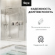 Photo Roca Acropolis door left with side panel 140h70 ZRU9307882 glossy chrome, glass transparent