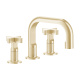 Photo Gessi Inciso sink mixer 58111#246 gold