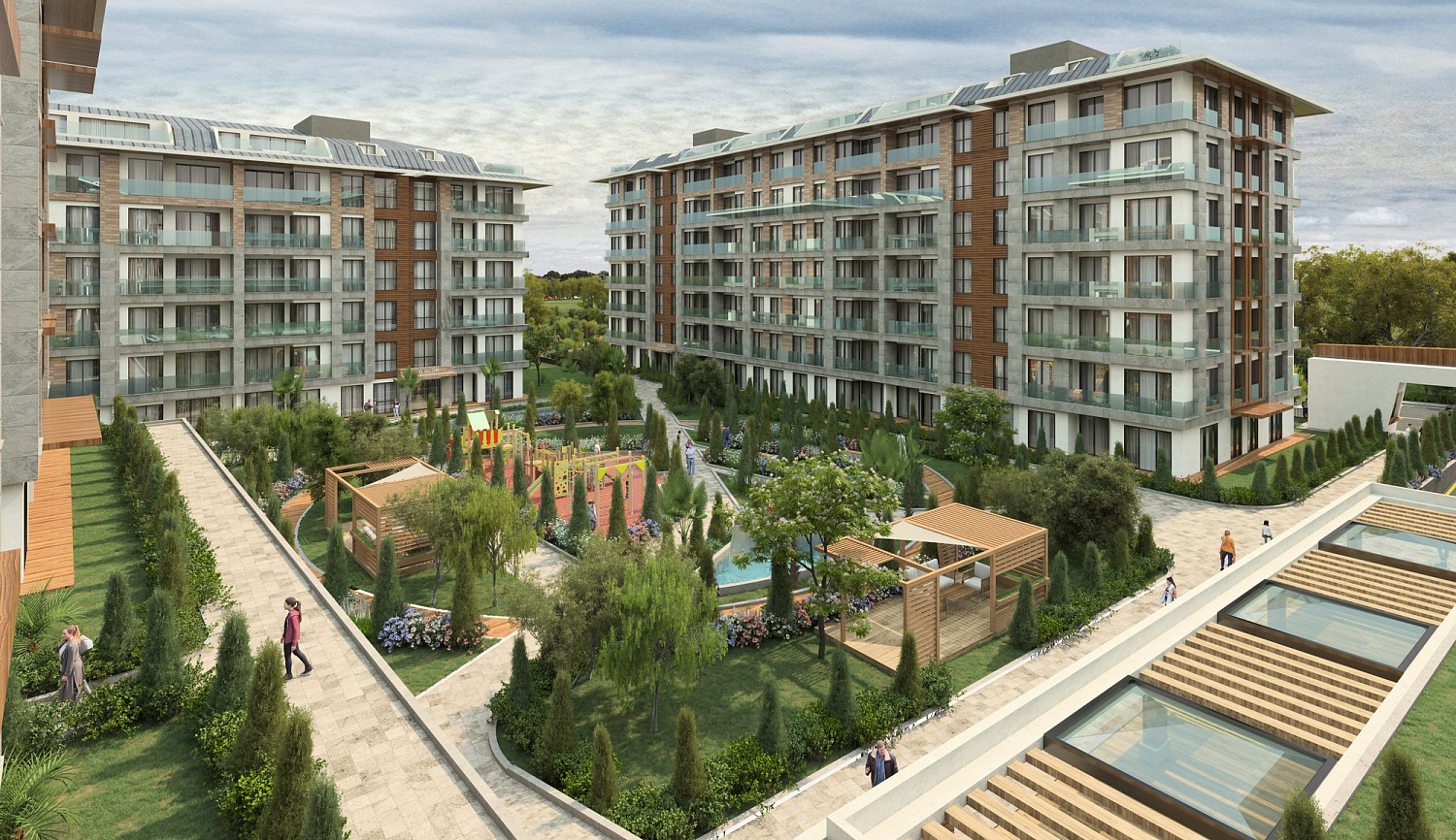 Residential complex in Zeitinburnu district