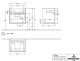 Photo The tube under the sink of Villeroy & Boch Collaro C00800VJ nordic oak