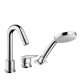 Photo Mixer on board bath Hansgrohe Logis 71313000 with shower set