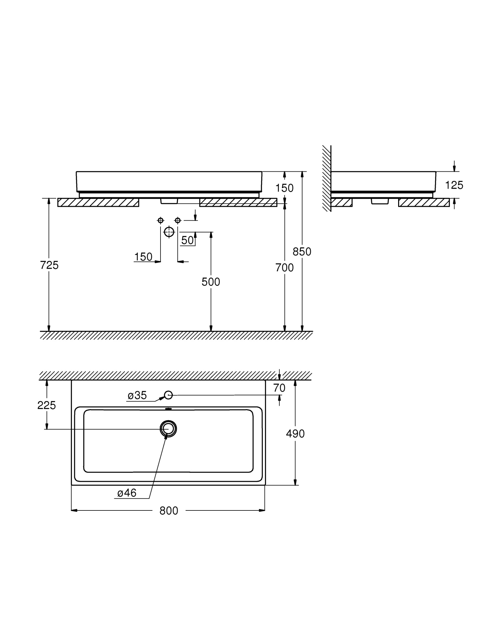 Photo Grohe Cube Ceramic 3947600H
