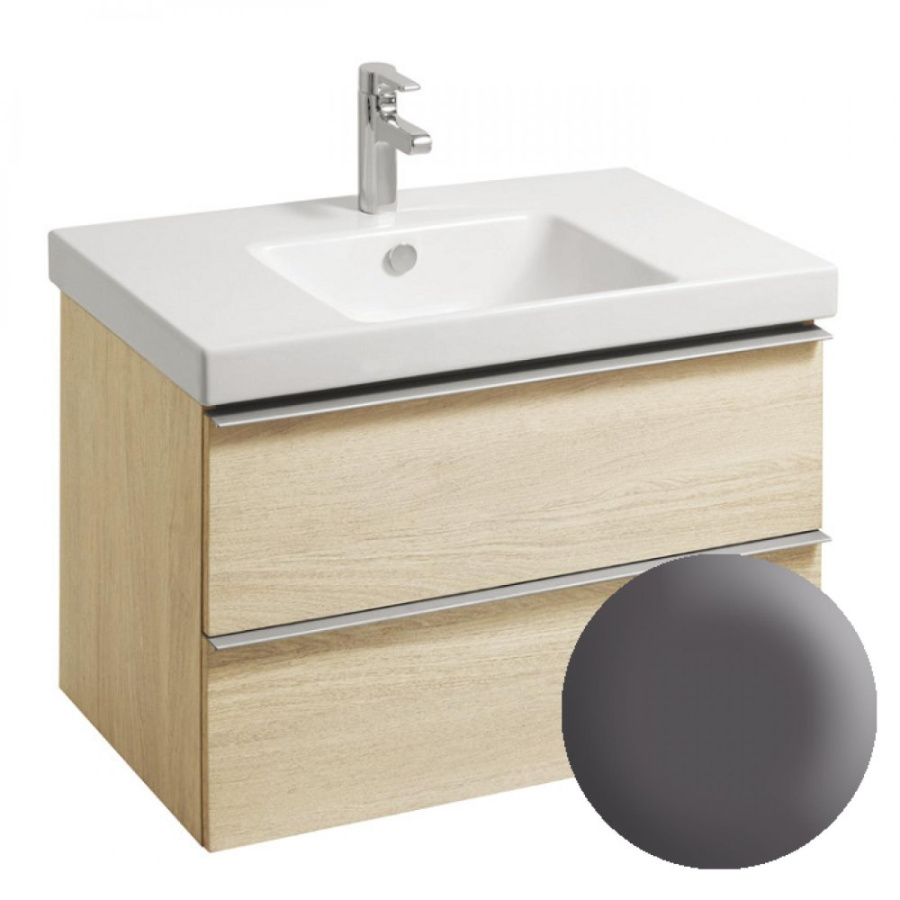 Photo Tumb under the sink 75 cm Jacob Delafon Odeon Up EB895-N14 gray anthracite