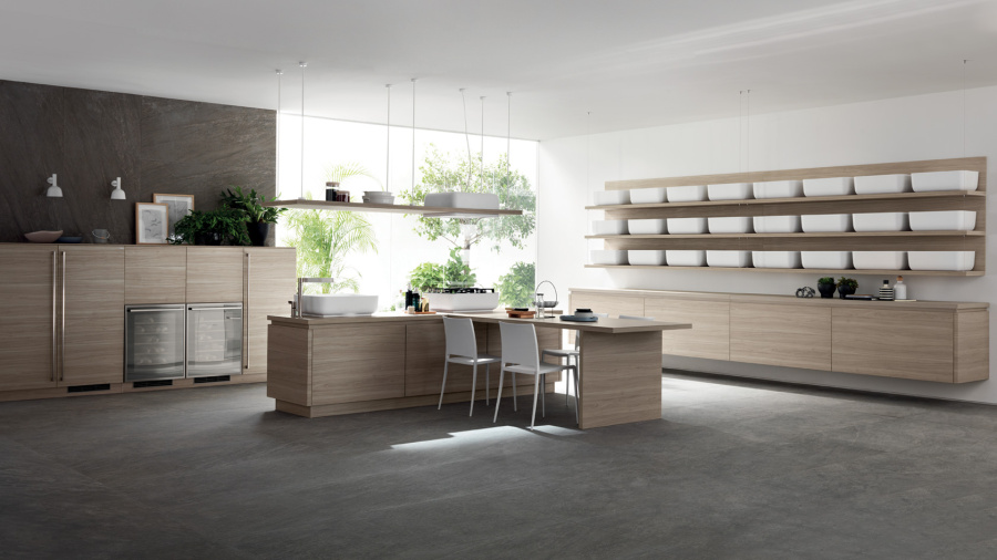 Photo Kitchen Scavolini Qi angular 420 by 270 cm