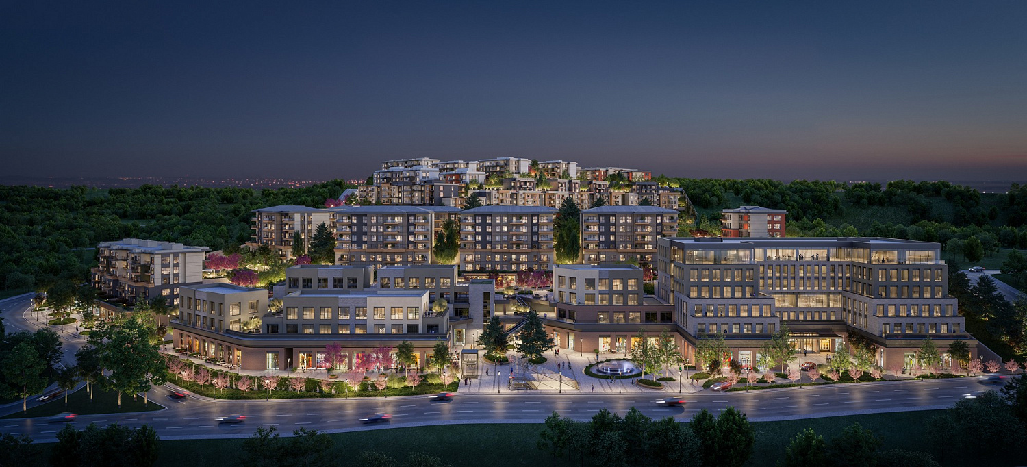 Residential complex in a developing area