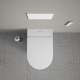 Photo Suspension toilet Duravit 650001012004310 with a bidet cover