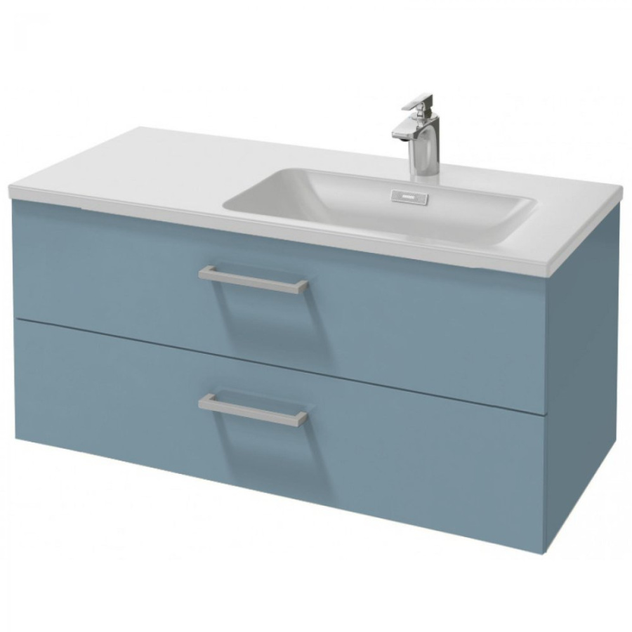 Photo Bathroom under the sink 100 cm Jacob Delafon Vox EB2076-R1-M43 matte aquamarine