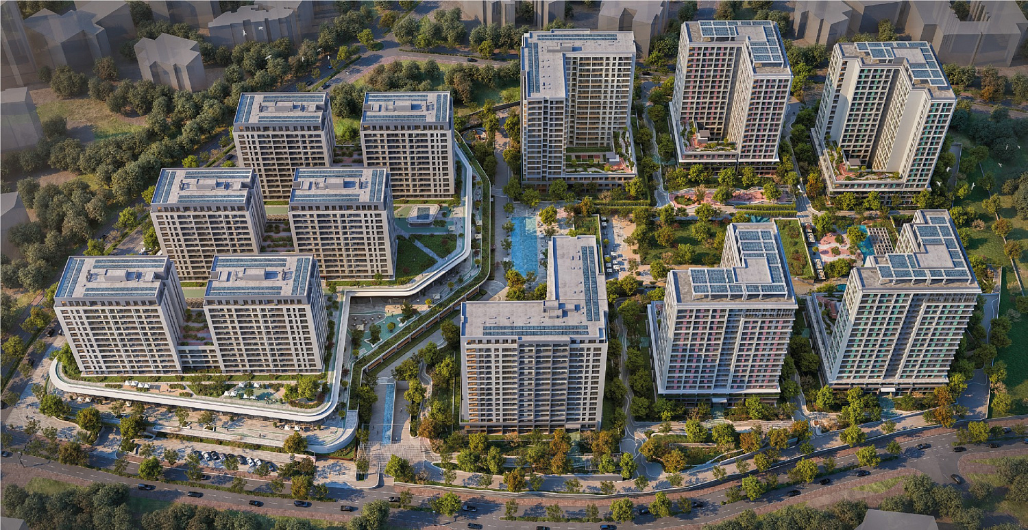 Residential project by the sea with a variety of housing formats