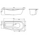 Photo Steel Bath Bette Luna 170x75 2750-000 PLUS
