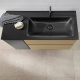 Photo Burgbad Accura 112 SGVI111R F6077 C0038 left natural oak/anthracite/black matte