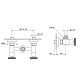 Photo Shower mixer Nicolazzi Arena 3325CR44
