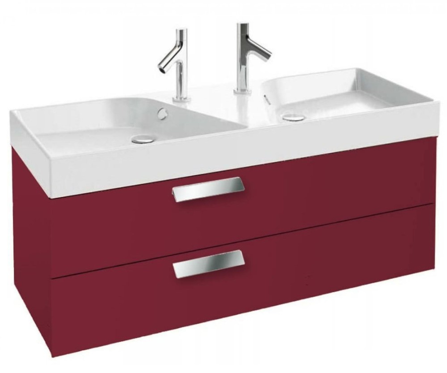 Photo Bathroom under the sink 120 cm Jacob Delafon Rythmik EB1305-R3 raspberry varnish