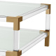 Photo Royalton coffee table (brass)