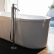 Photo Axor Starck 10456000 floor mixer with shower set